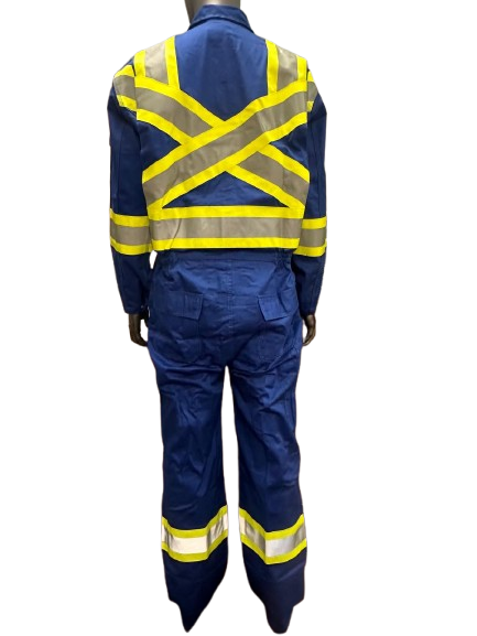 Big K Hi-Vis Fire Resistant Safety Coveralls CSA Approved 100% Cotton | 3M Reflective Tape | High Visibility