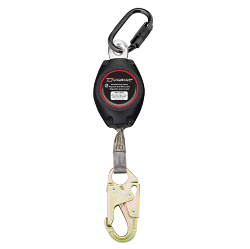 20ft Personal Single Leg Self-Retracting Lifeline Type 2 Device With Snap Hook Connector Anchorage