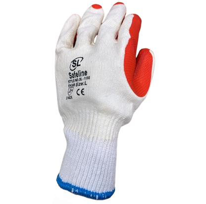 Thickened Rubber Coated Labor Insurance Rubber Gloves - SL-1100, S-XXL