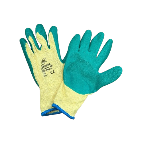 Heavy Duty Latex Coated Work Gloves, Ideal For Heavy Duty Gardening, Handling, Manufacturing, Agriculture, Building & Construction - SL-2022, S-2XL