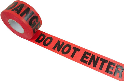Barricade Tape (Red) Danger Do Not Enter