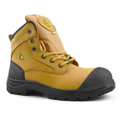 Tiger Safety CSA Men's Work Boots Waterproof Steel Toe Leather 7666