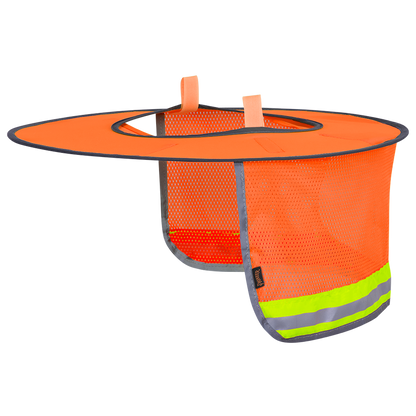 Hi-Vis Hard Hat foldable Sun Shade