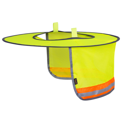 Hi-Vis Hard Hat foldable Sun Shade
