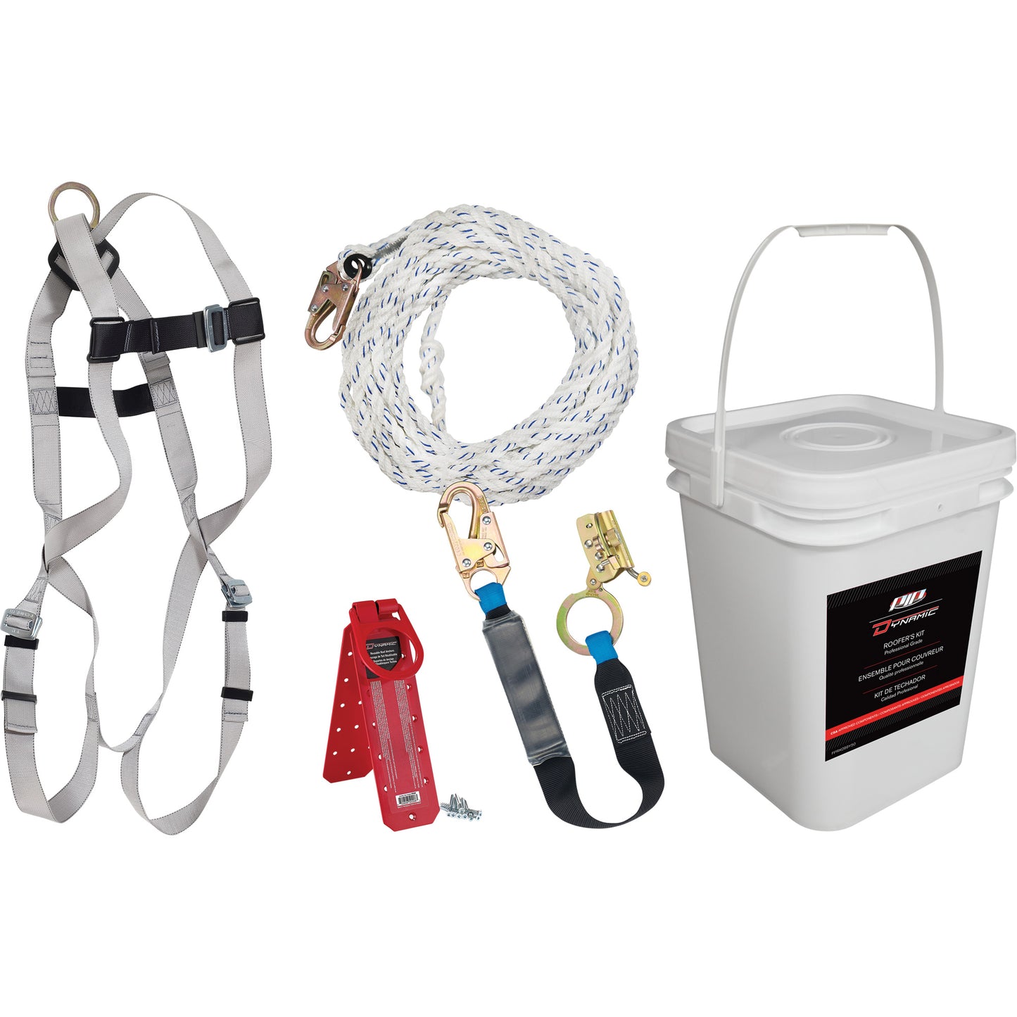 Dynamic Fall Protection Kit, Roofer's Kit